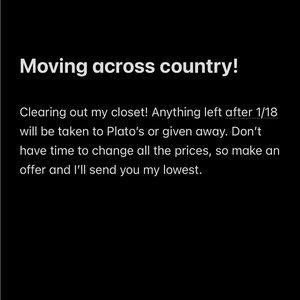 Moving Sale! SUPER Discount!
